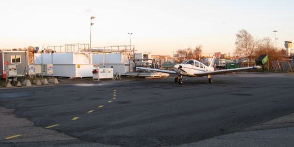 Tankanläggningen vid Heliport