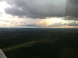 Kvällen innan tävlingen vid Ludvikafältet